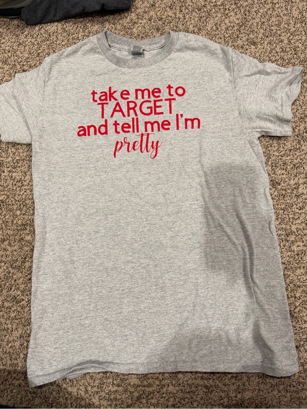 Gray Graphic Tee - "Take Me to Target"
